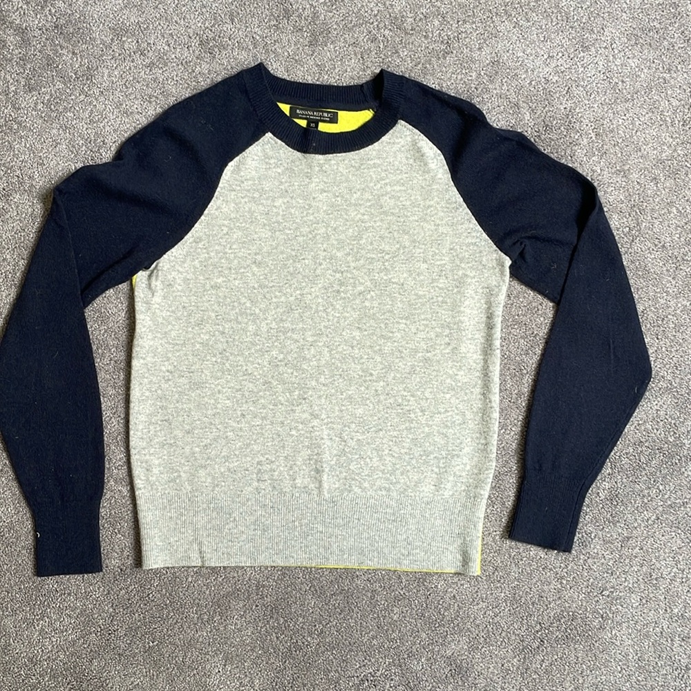 Banana Republic sweater, Italian merino blend. Size XS